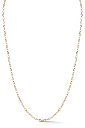 2.10mm Rose Gold Link Necklace - 16"