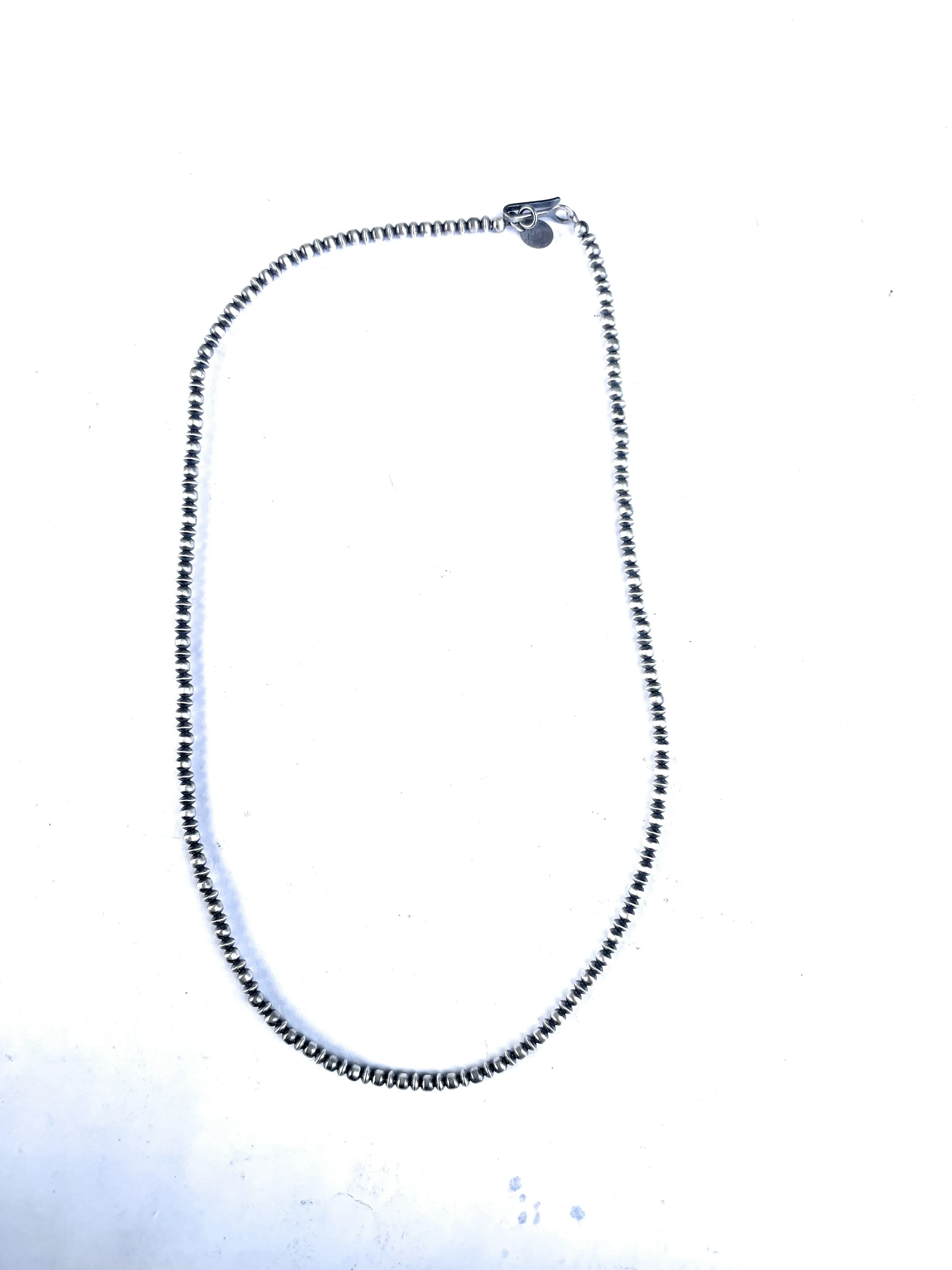 3mm Ball Disk Necklace