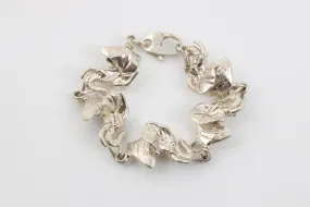 7.25" 925 Silver Elephant Bracelet (31.46g.)