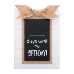 Birthday Countdown Chalkboard