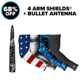 BULLET ANTENNA   4  ARM SHIELDS®