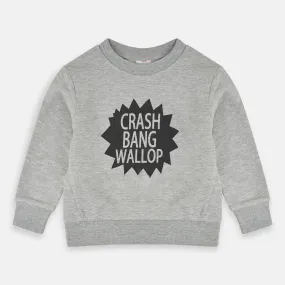 C1061 TA Crash Bang Wallop Grey Sweatshirt