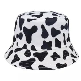 Cow Pattern Reversible Bucket Hat 🐮