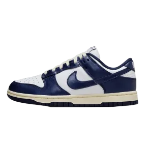 Dunk Low Midnight Navy and White