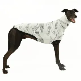 Love Dogs Grey Greyhound Sleeveless Tweater