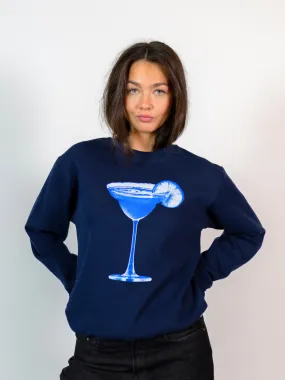 MEGA BLÅ DRINK SWEATSHIRT - MARIN