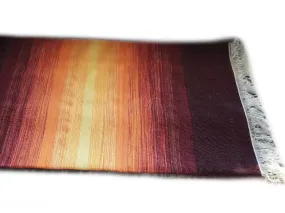 Moroccan Wool Blanket - Sunrise