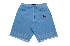 Pas de Mer Hard Times Shorts "Light Blue"