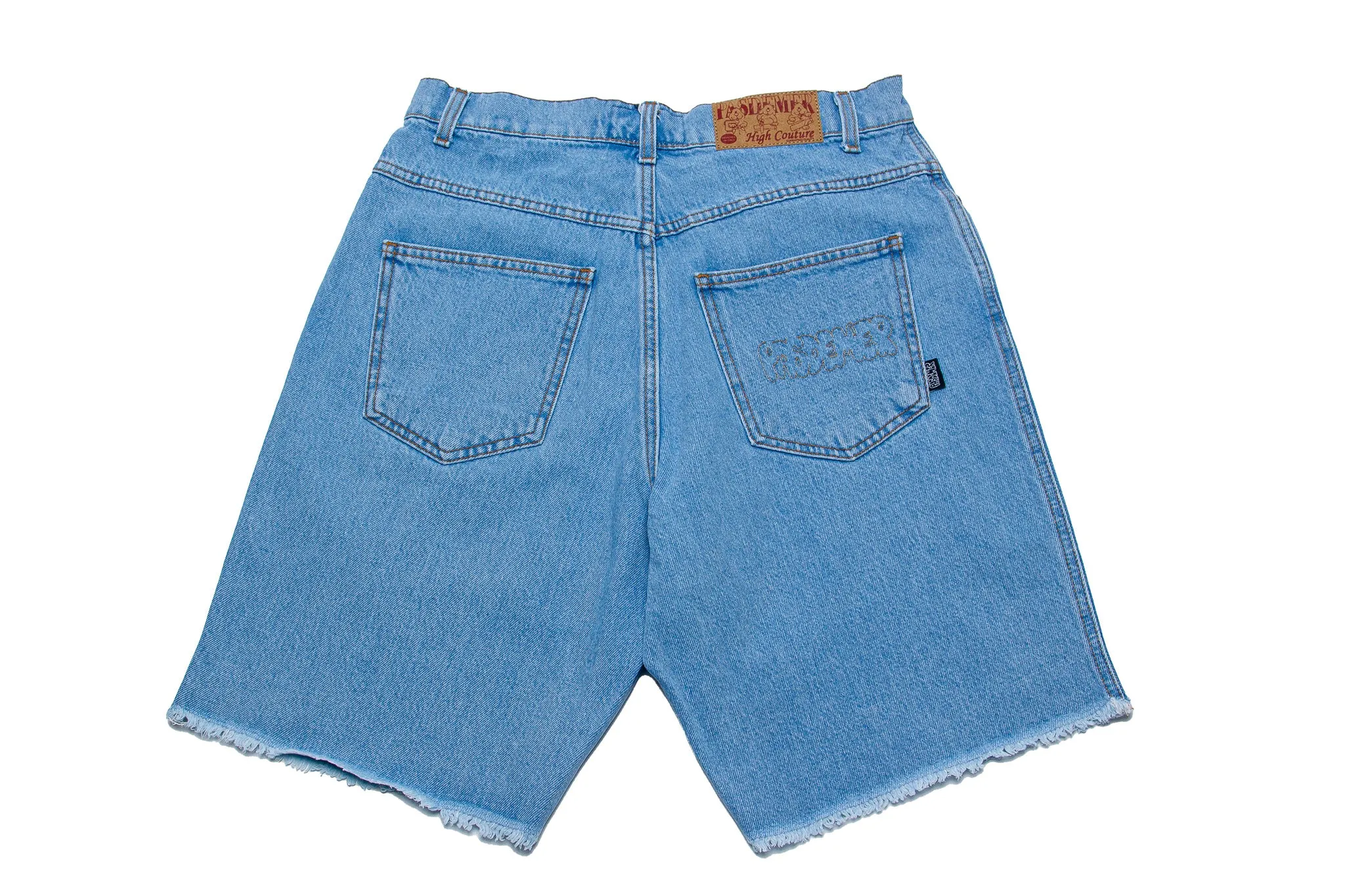 Pas de Mer Hard Times Shorts "Light Blue"