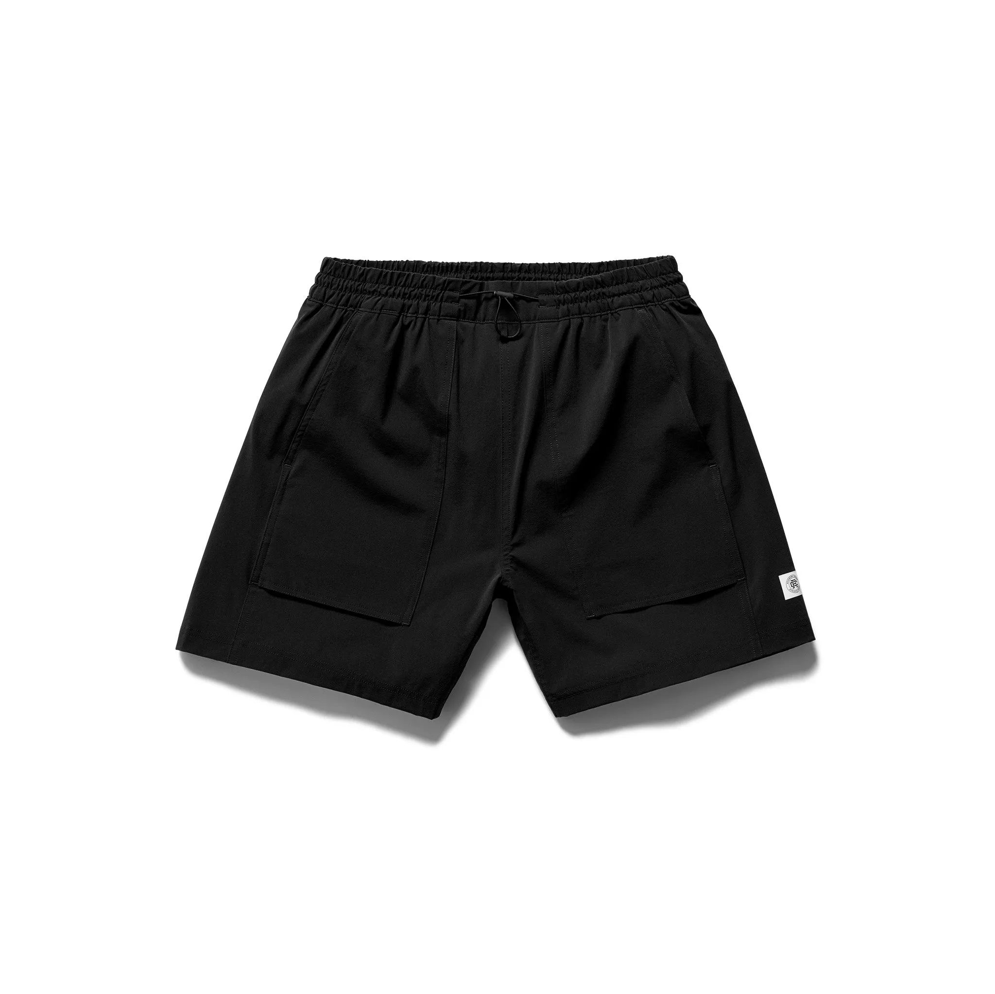 Stretch Nylon Utility Swim Short 6"