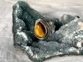 Tiger’s Eye Calliope Ring