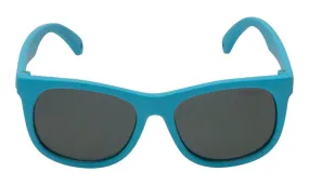 Ugly Fish PB004 Toddler Polarised Unbreakable Sunglasses - Blue Frame/Smoke Lens