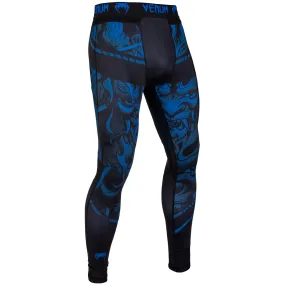 Venum Devil Compression Tights - Navy Blue/Black