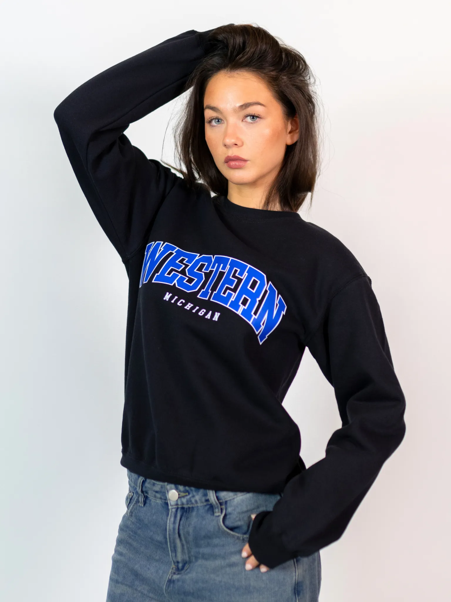 WESTERN MICHIGAN SWEAT - SVART