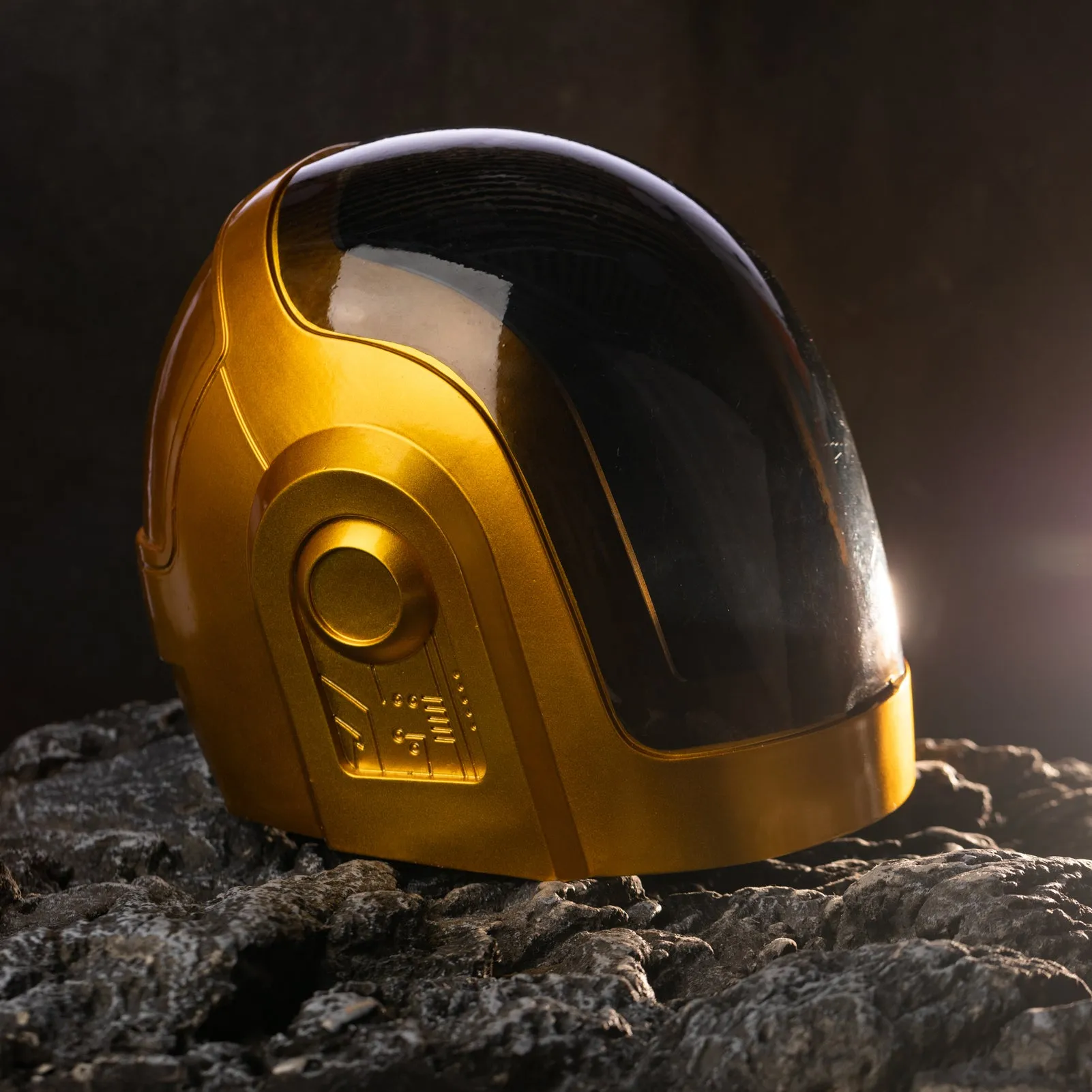 Xcoser Daft Punk Guy-Manuel Vollkopf helm 1:1 Cosplay Maske Harz Requisiten Goldenes Halloween