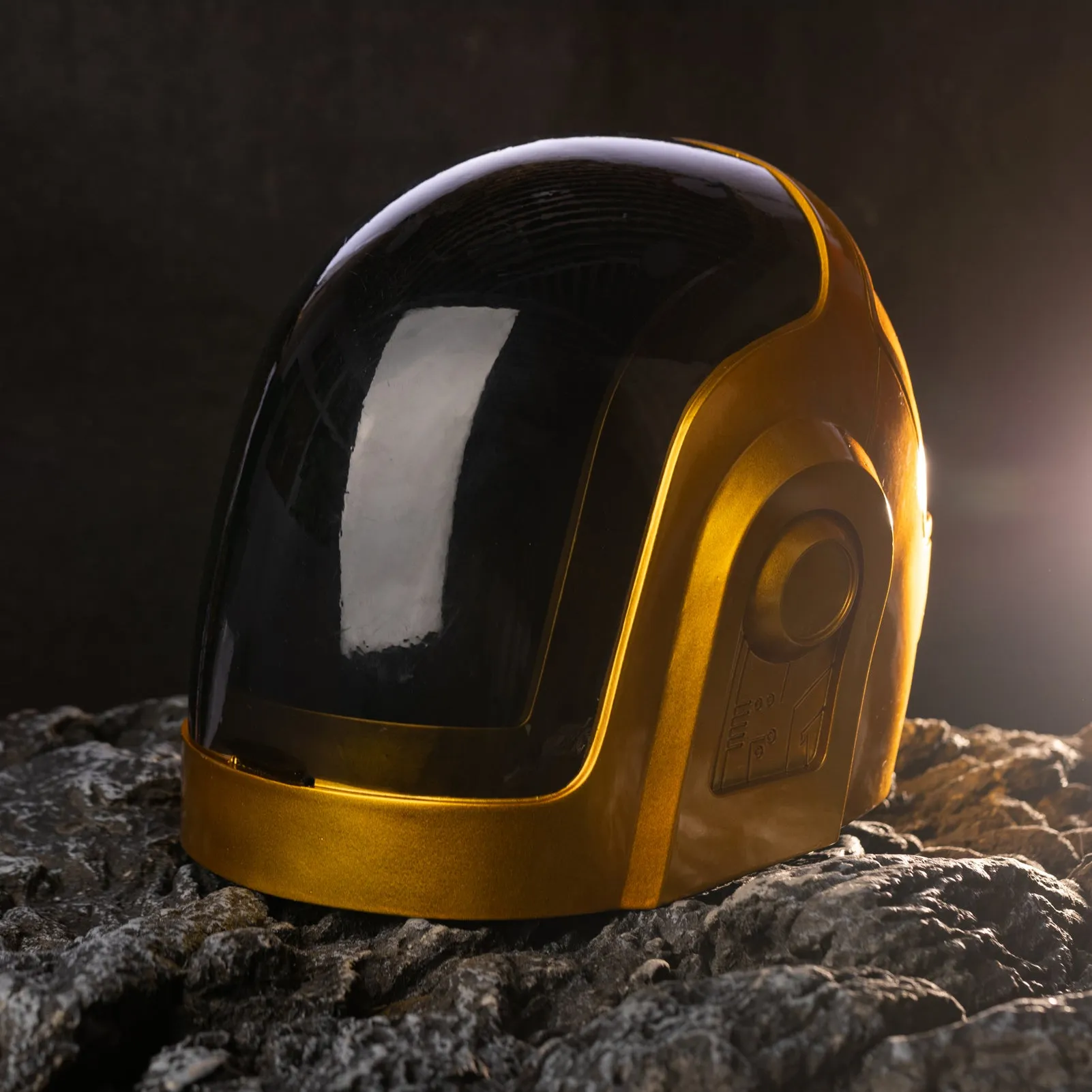 Xcoser Daft Punk Guy-Manuel Vollkopf helm 1:1 Cosplay Maske Harz Requisiten Goldenes Halloween